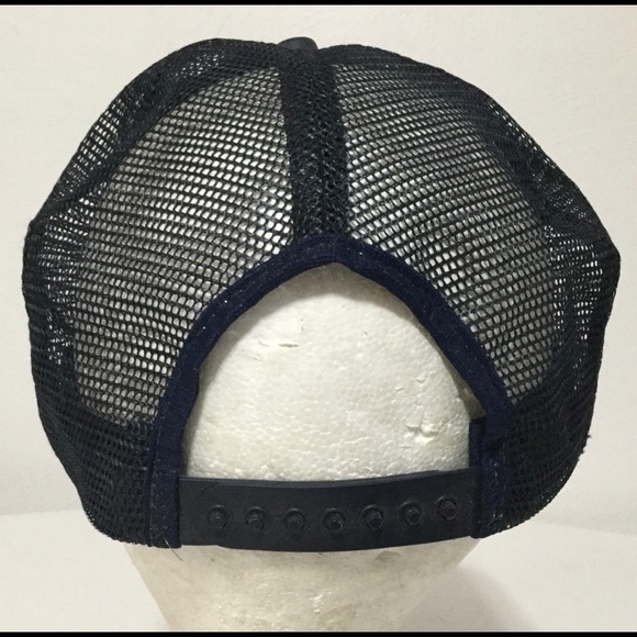 vtg NAVY It’s an Adventure SNAPBACK Hat Cap USA! - Picture 5 of 7